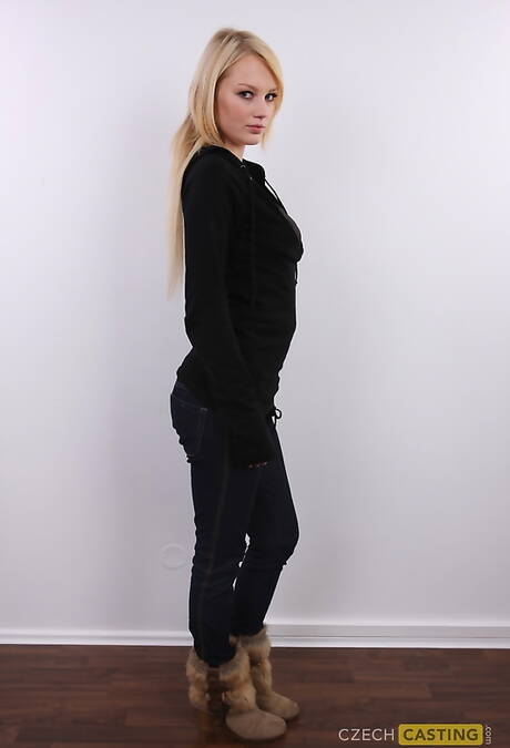 Czech Casting  invites you to browse their xxx photos with Sarka unveiling amazing form